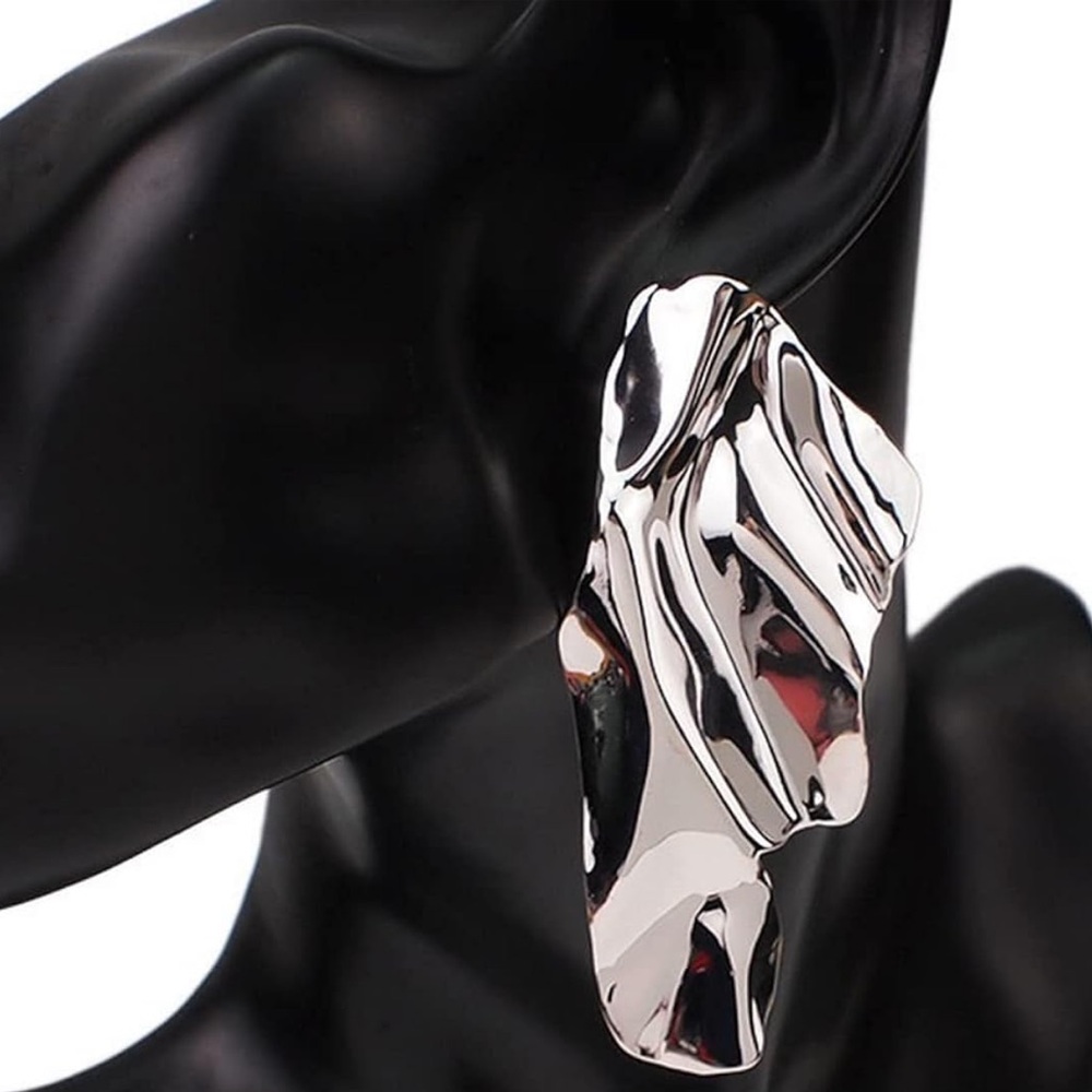 Silver Rockstar Earrings